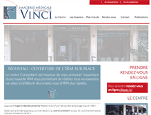 Tablet Screenshot of centre-radiologie-paris.com